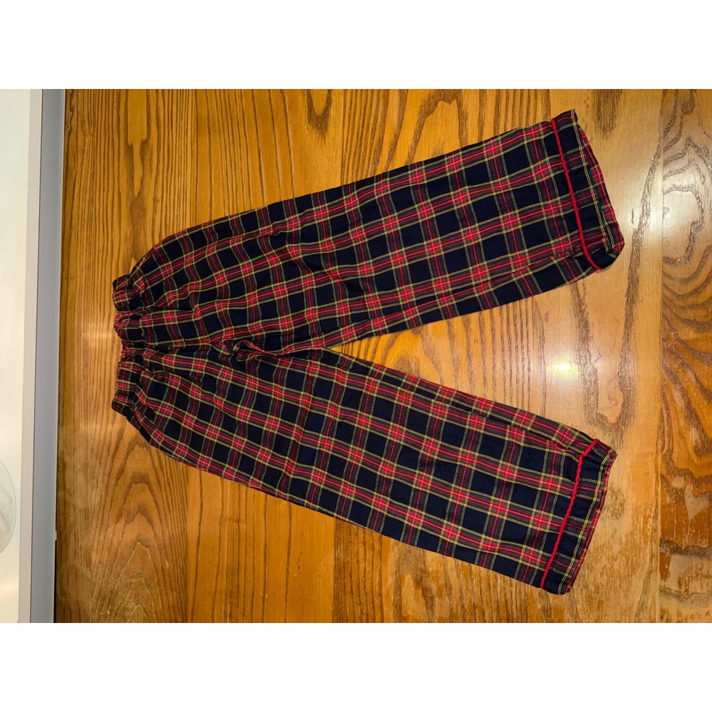 Janie and Jack Kids Plaid Pajama Pants Size 5 Flame Resistant Sleepwear